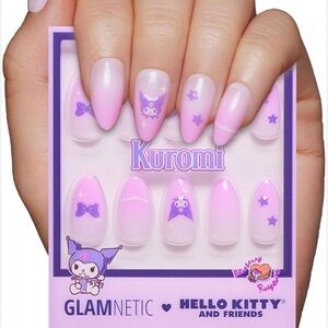Glamnetic x Hello Kitty® and Friends Press On Nails - Kuromi NIB